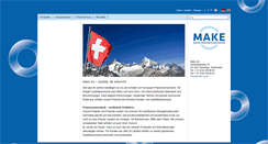 Desktop Screenshot of make-ag.ch